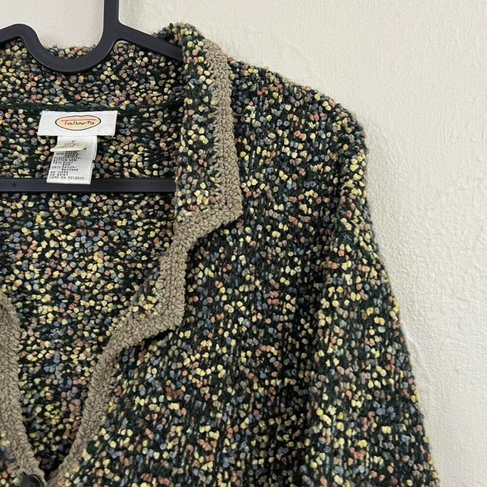 vintage 90s girly boho granola bobble knit cardigan - Picture 3 of 8